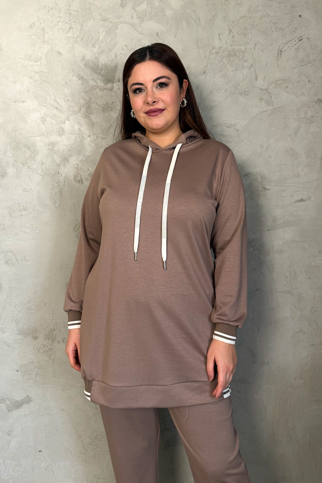 MPL Women's Hooded Ribbed Set 7540 - Alcoy