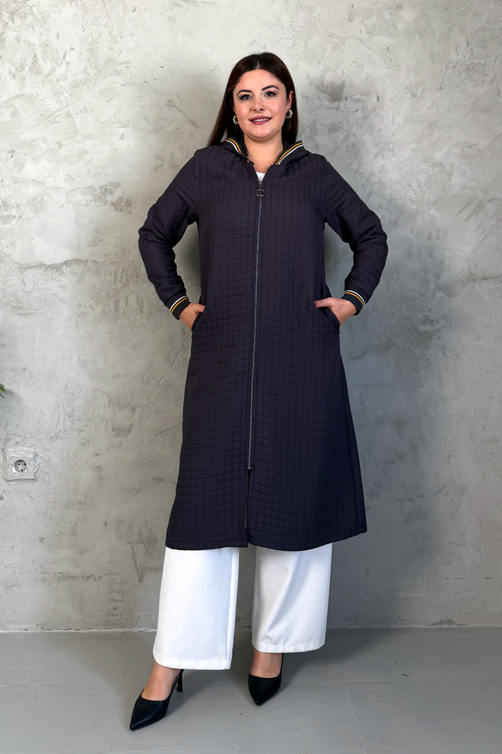 MPL Woman Quilted Zippered Jacket 7547 - Cabo San Lucas