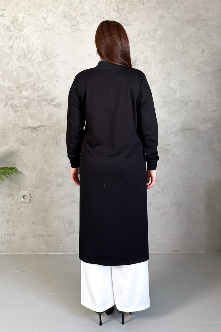 MPL Women's Collar Zippered Modal Long Tunic 7561 - Villefranche-sur-Saône