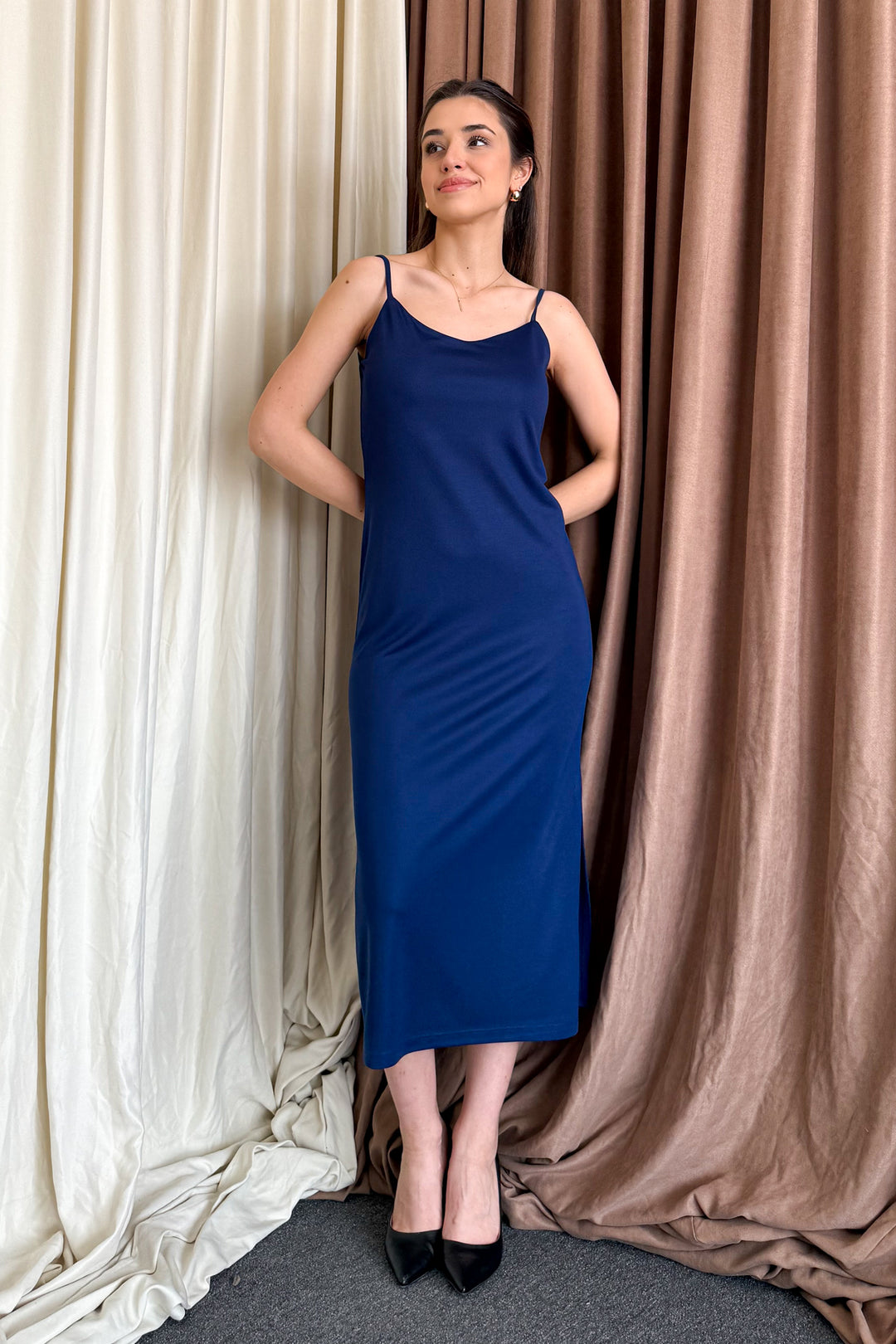MPL Woman String Strap Slit Dress 6128 - Torres Vedras