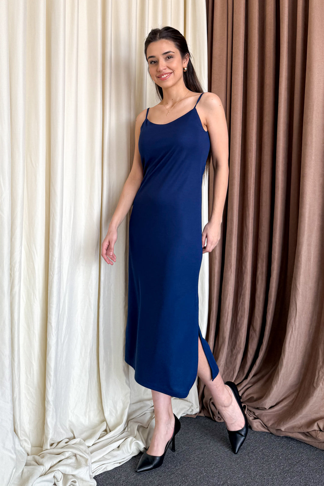 MPL Woman String Strap Slit Dress 6128 - Torres Vedras