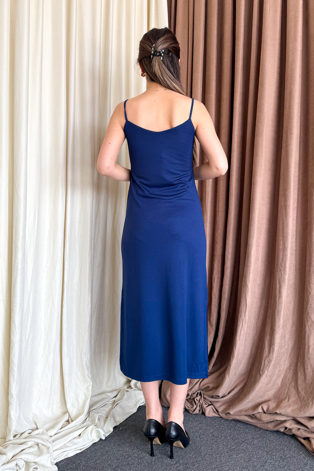 MPL Woman String Strap Slit Dress 6128 - Torres Vedras