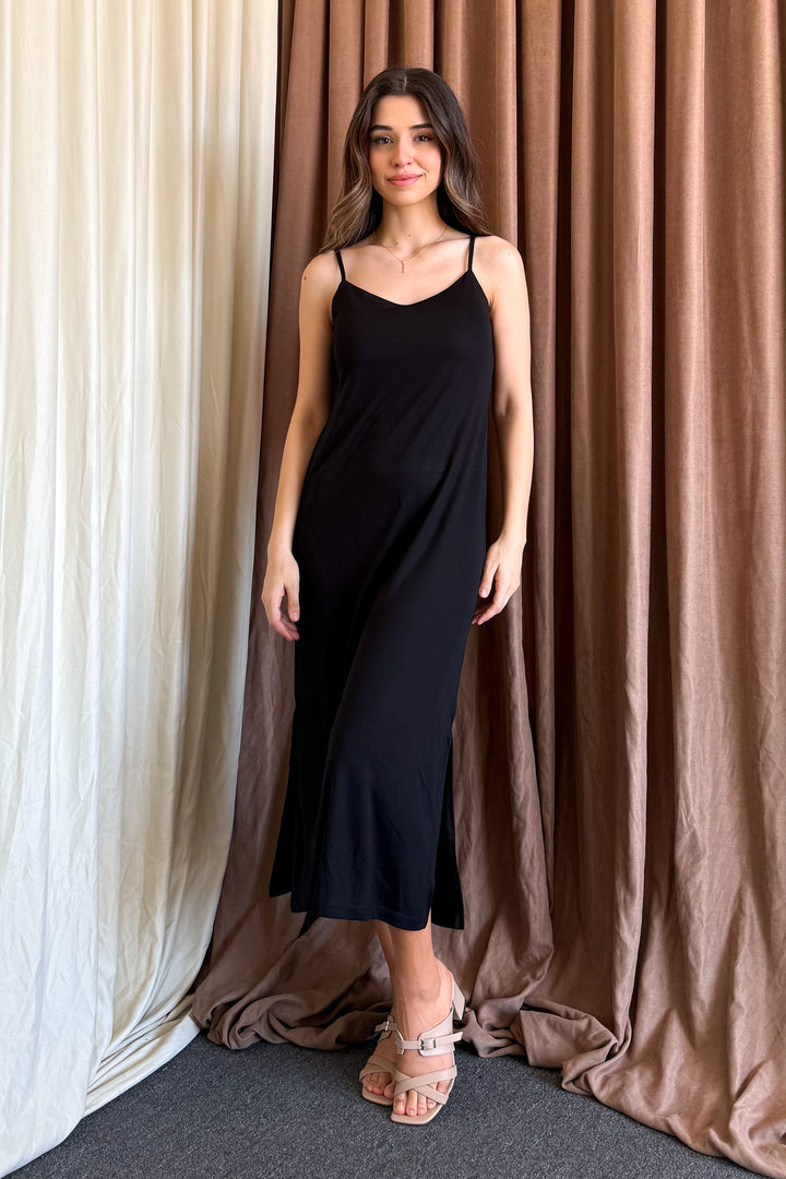 MPL Woman String Strap Slit Dress 6128 - Burleson