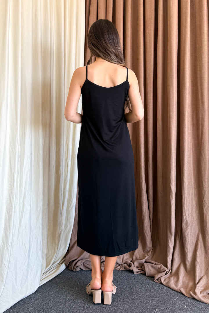 MPL Woman String Strap Slit Dress 6128 - Burleson
