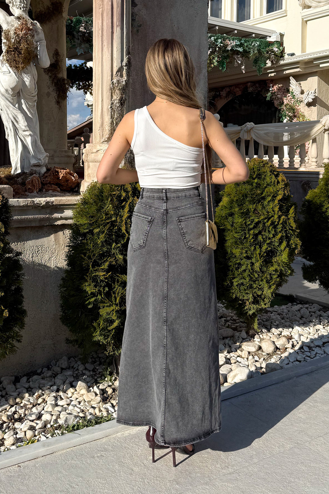 MPL Woman Denim Skirt - Oleiros