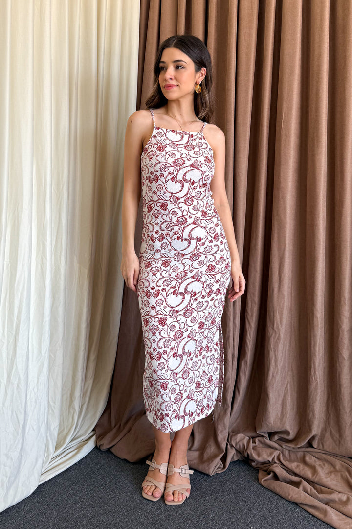 MPL Woman Ivy Pattern String Strap Dress 5573 - Bronx