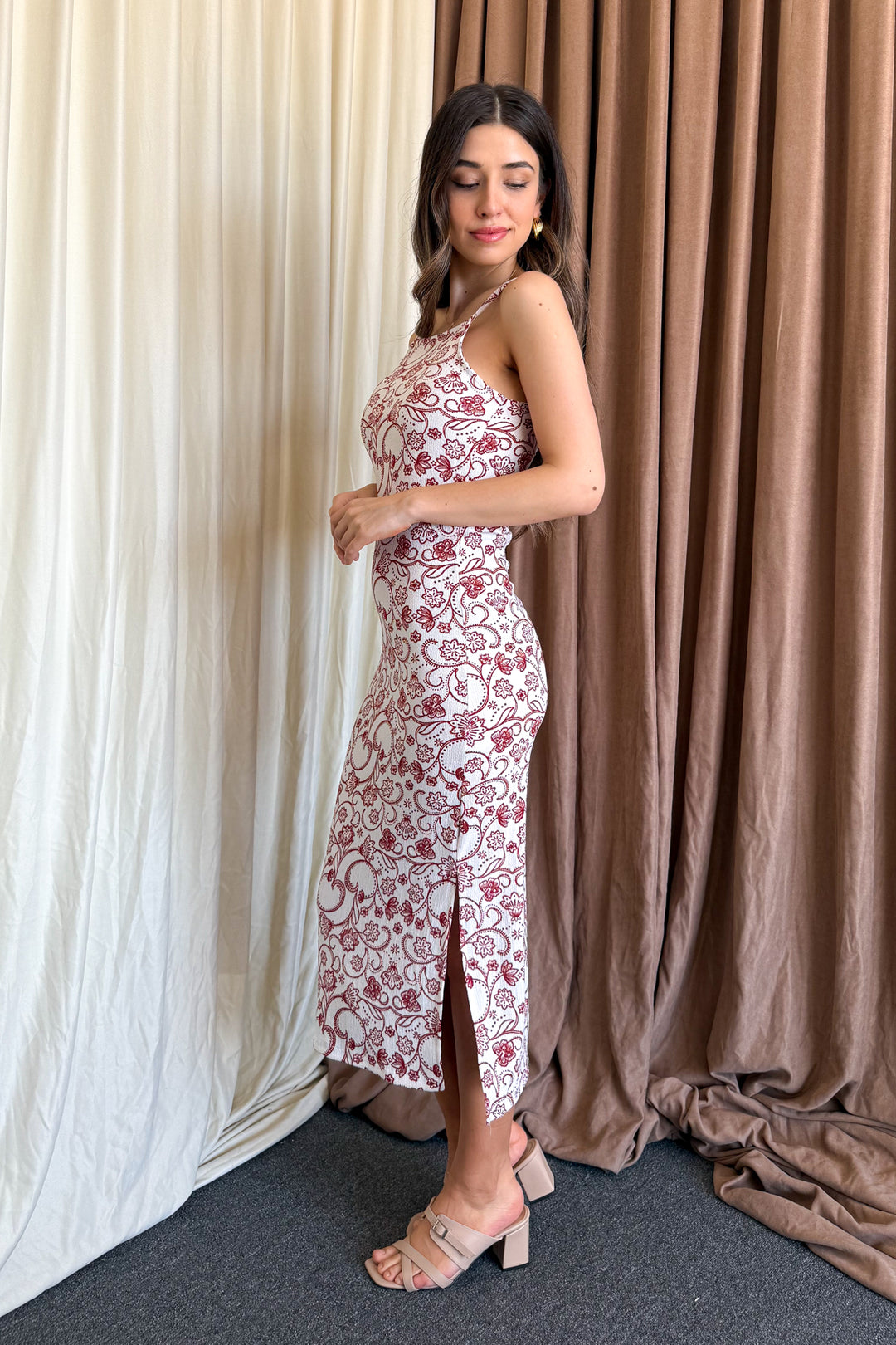 MPL Woman Ivy Pattern String Strap Dress 5573 - Bronx