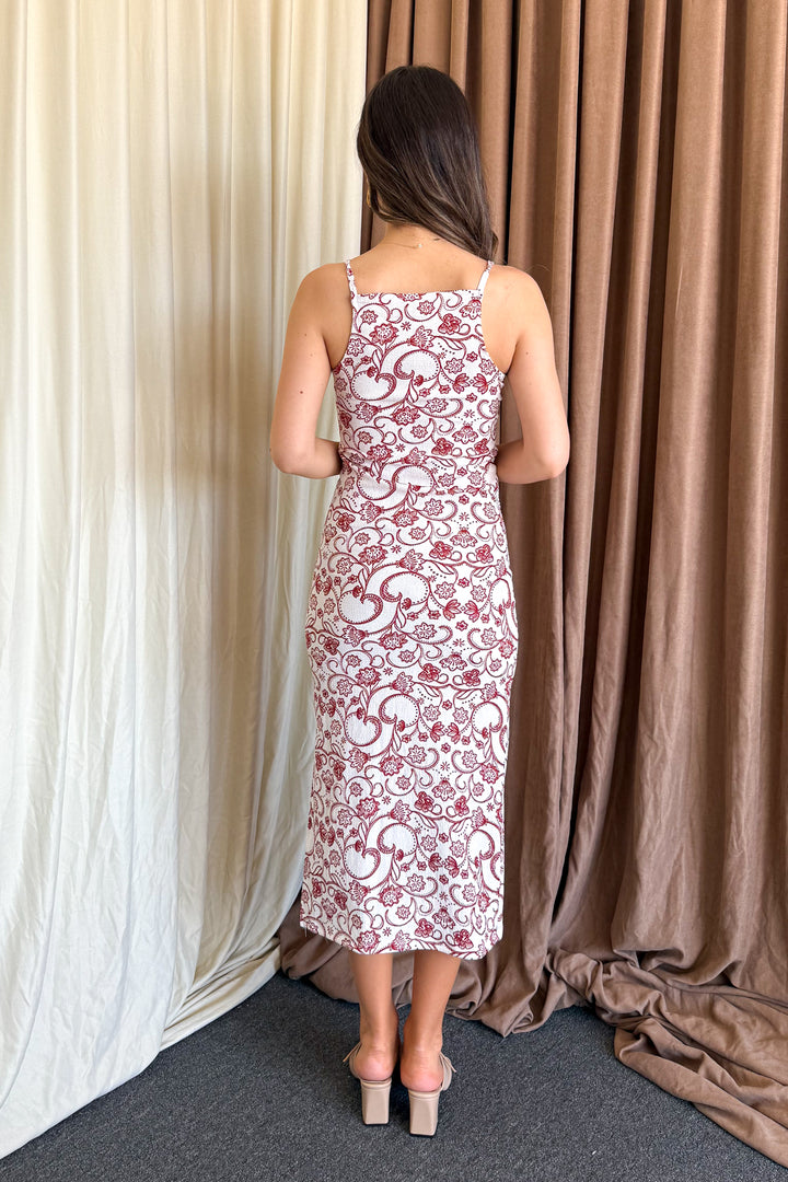 MPL Woman Ivy Pattern String Strap Dress 5573 - Bronx