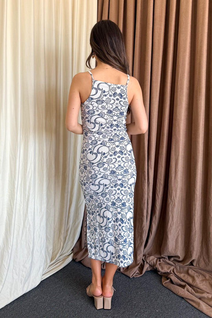 MPL Woman Ivy Pattern String Strap Dress 5573 - Leesburg