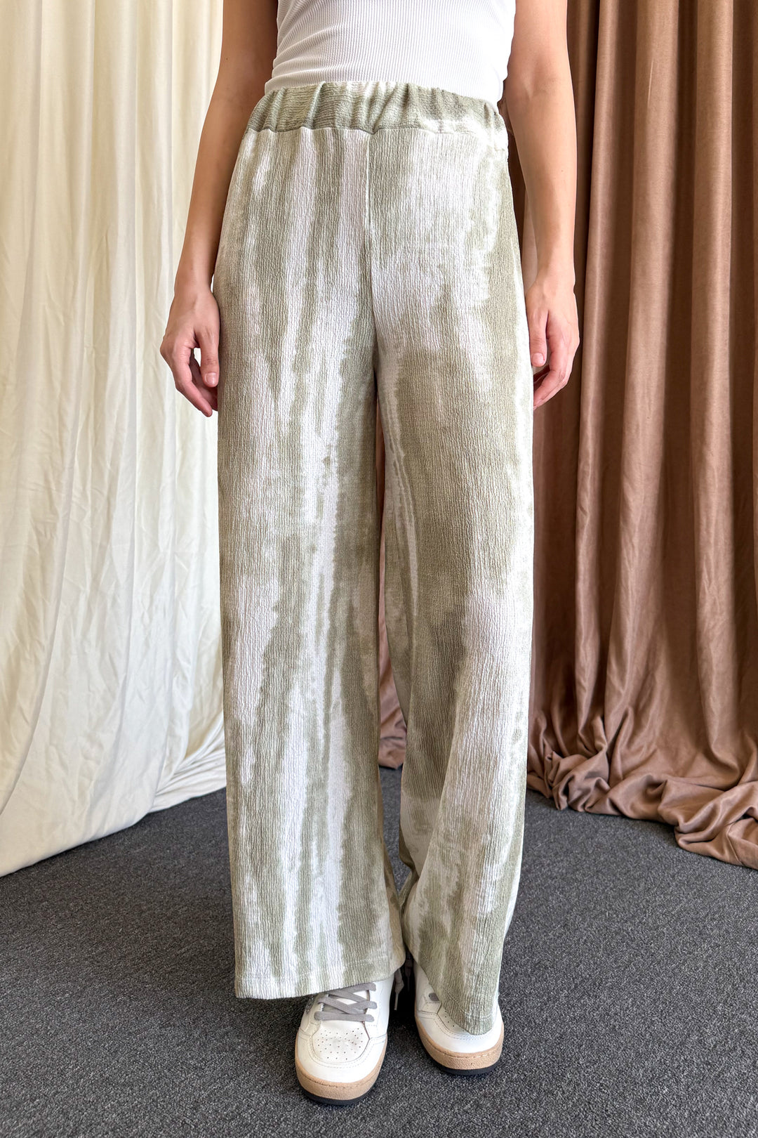 MPL Women's Wide Leg Batik Pattern Pants 5681 - Brandon