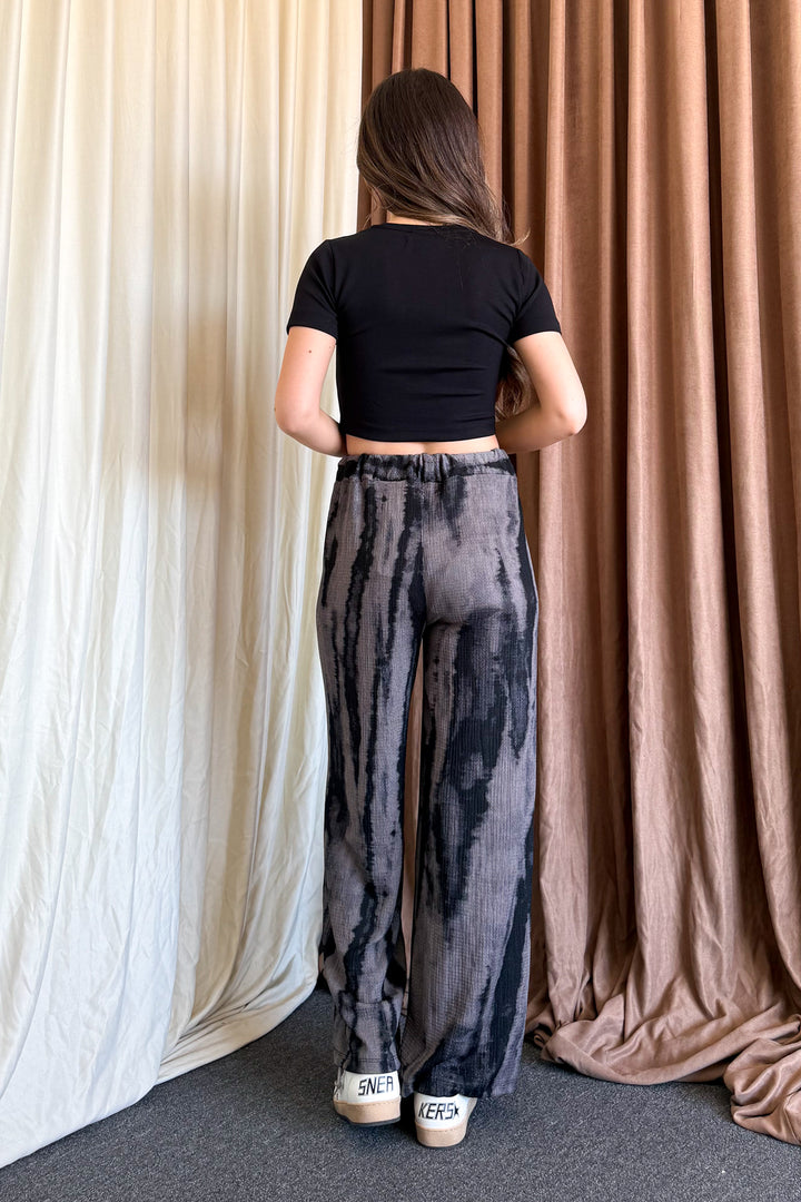 MPL Women's Wide Leg Batik Pattern Pants 5681 - Gosport