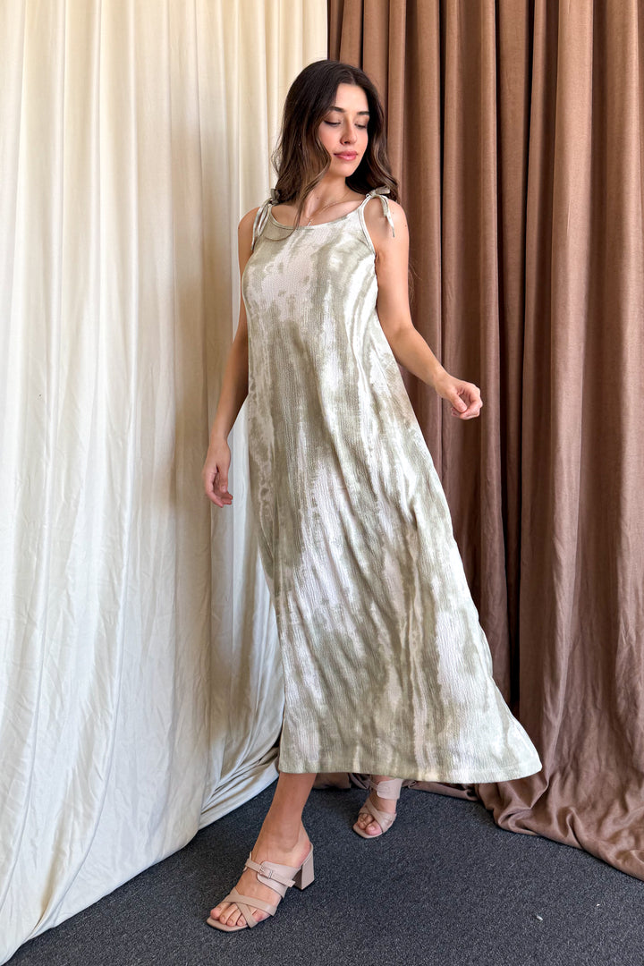 MPL Woman Batik Pattern String Strap Long Dress 5693 - Istres
