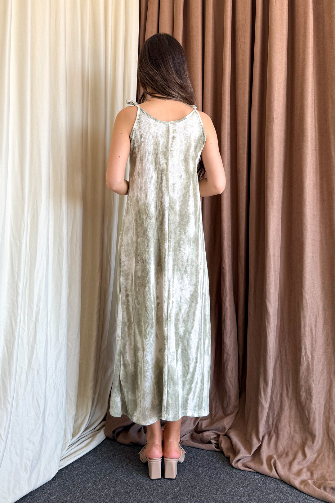 MPL Woman Batik Pattern String Strap Long Dress 5693 - Istres