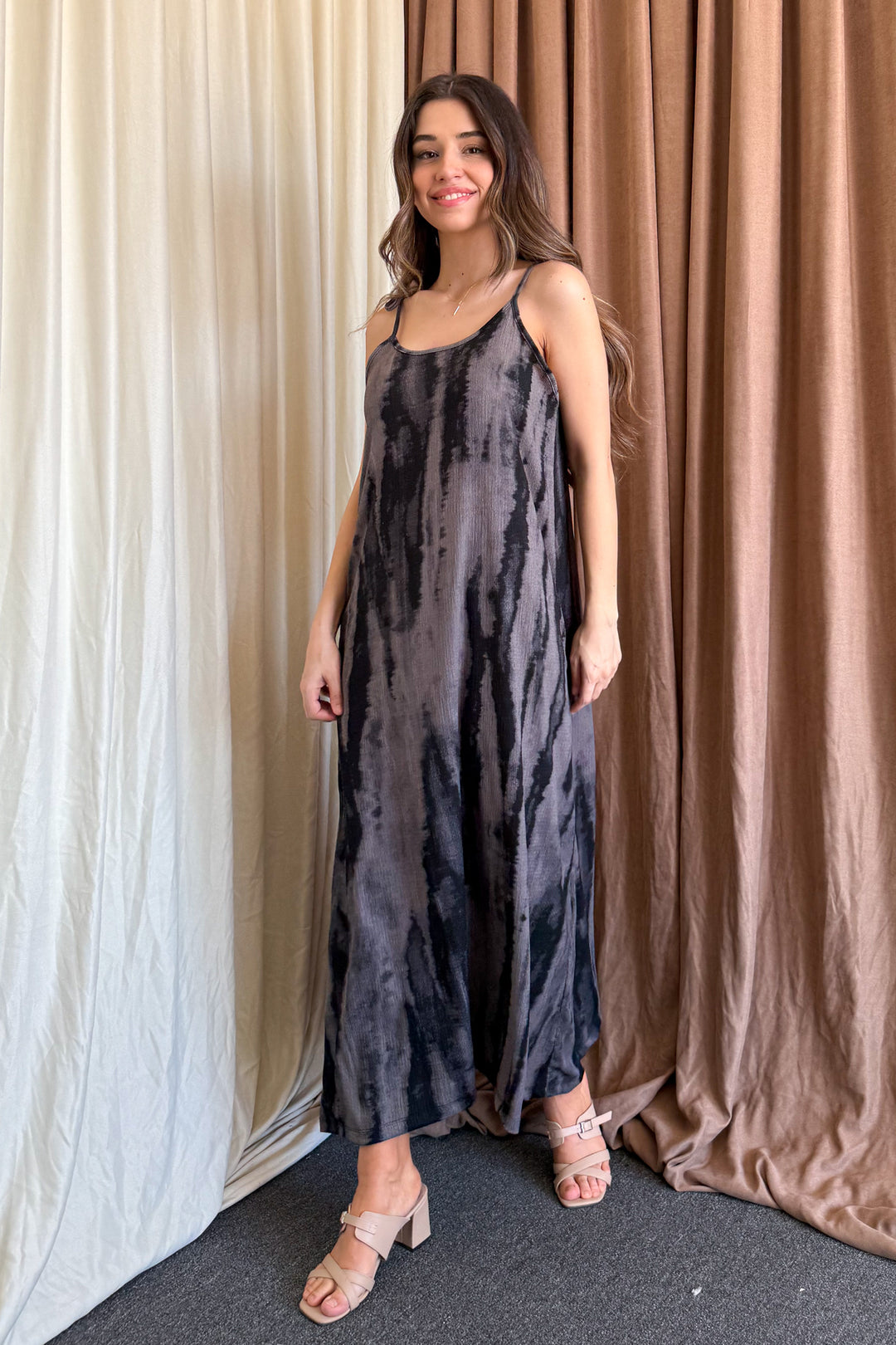 MPL Woman Batik Pattern String Strap Long Dress 5693 - Hoogeveen