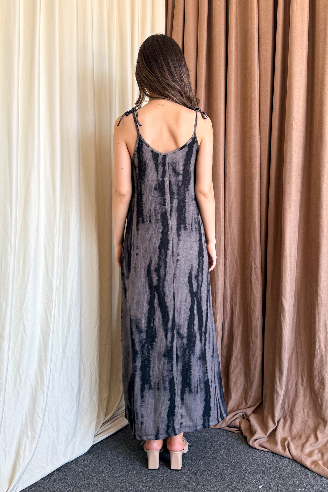 MPL Woman Batik Pattern String Strap Long Dress 5693 - Hoogeveen