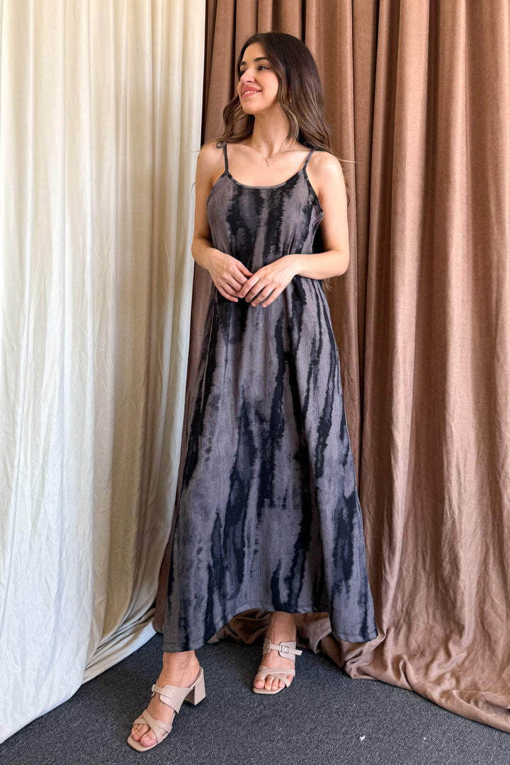 MPL Woman Batik Pattern String Strap Long Dress 5693 - Hoogeveen