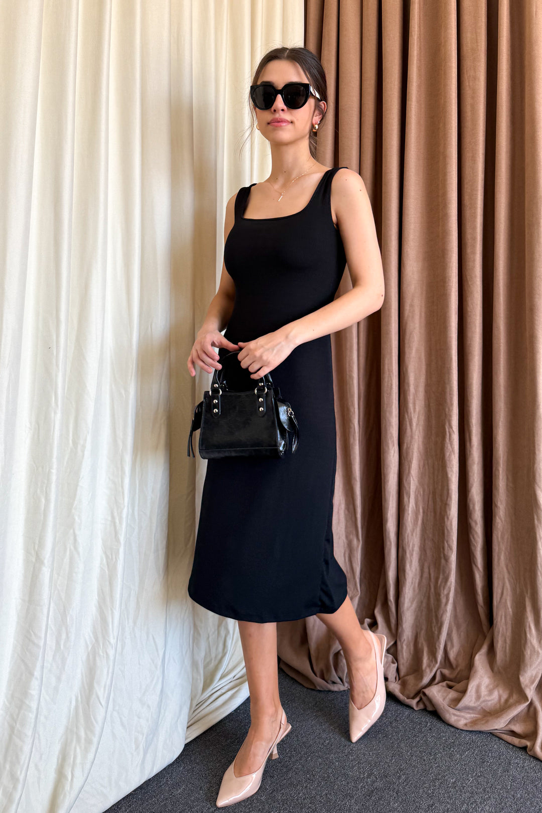 MPL Women's V-Neck Sleeveless Long Dress 6102 - Kamianske