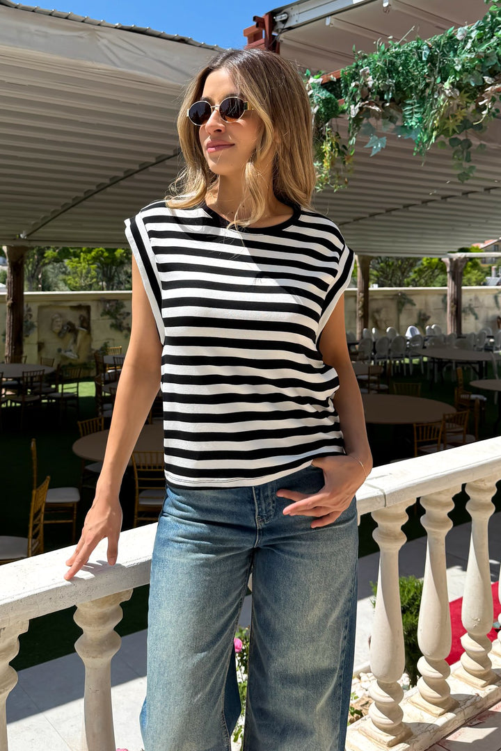 MPL Women's Arm Cut Short Front Long Back T-shirt 6103 - Raalte