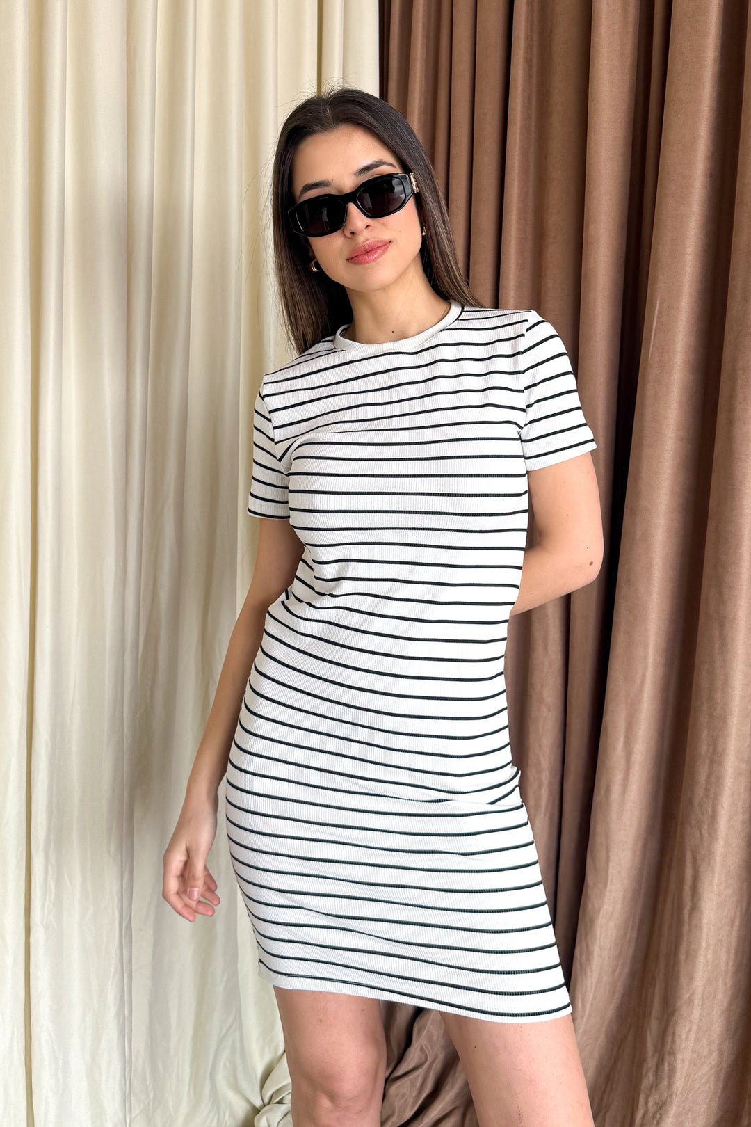 MPL Woman Round Neck Short Sleeve Long Dress 6125 - Essex
