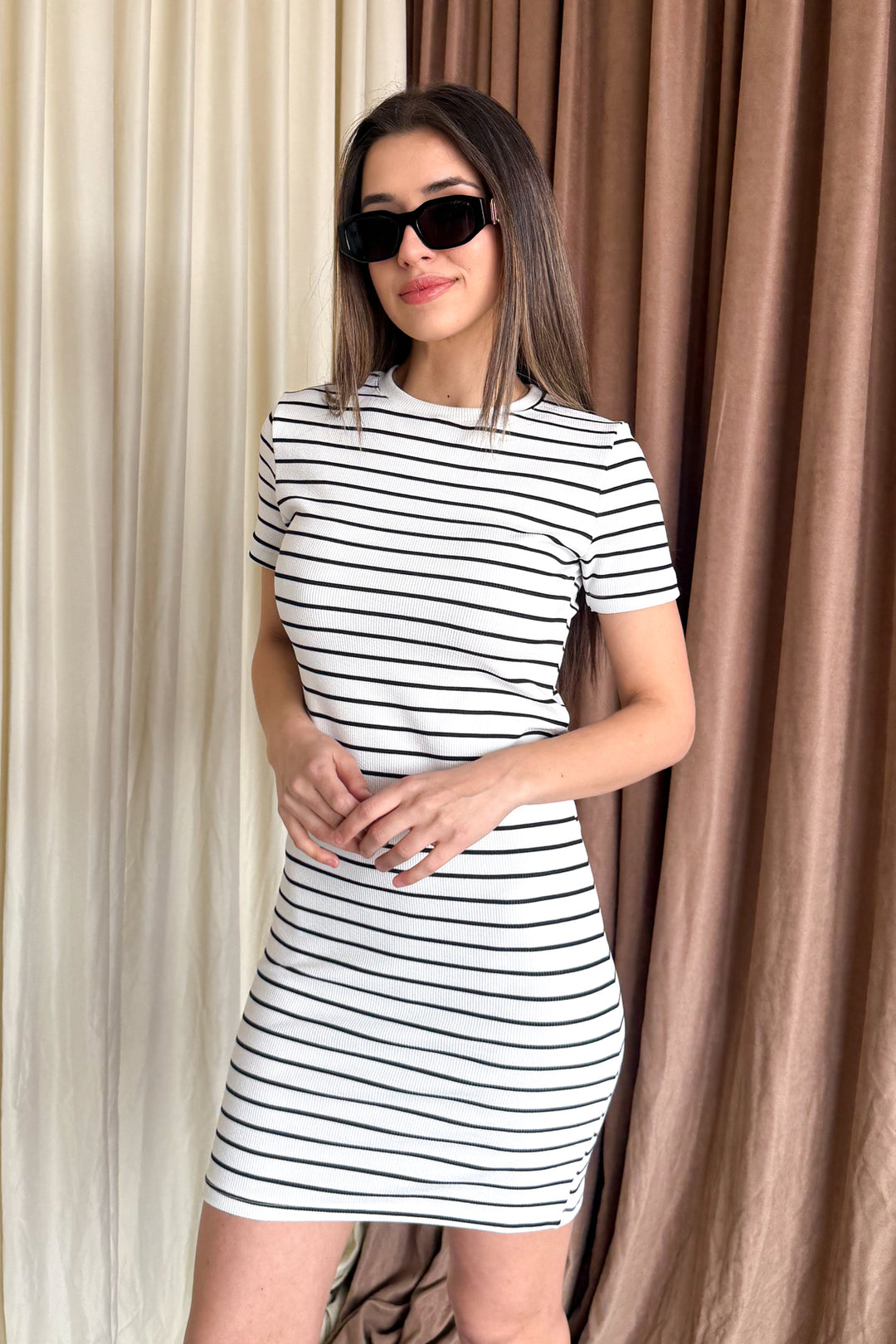 MPL Woman Round Neck Short Sleeve Long Dress 6125 - Essex