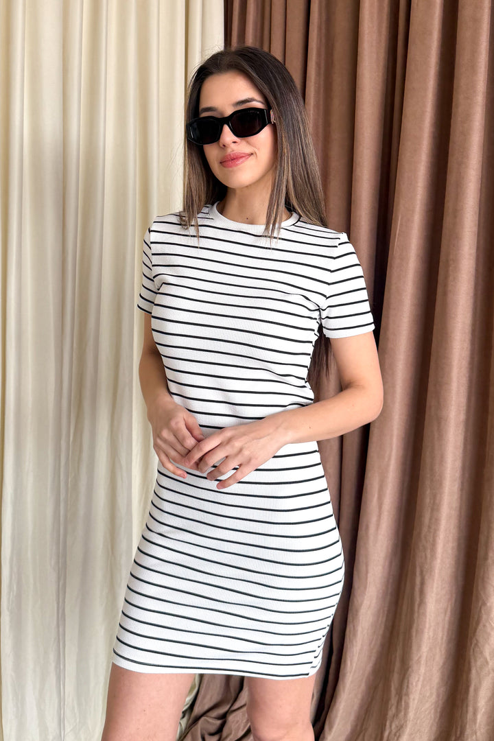 MPL Woman Round Neck Short Sleeve Long Dress 6125 - Essex