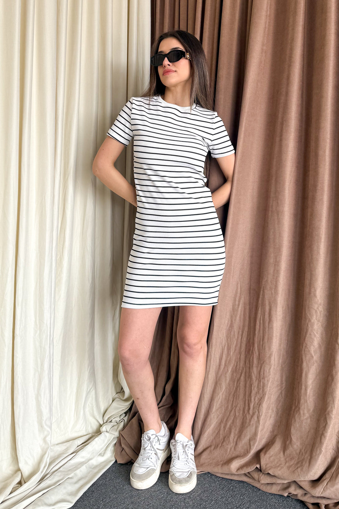 MPL Woman Round Neck Short Sleeve Long Dress 6125 - Essex