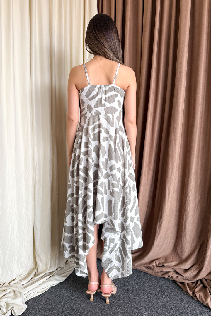 MPL Woman's Asymmetric Dress with String Straps 6126 - Middletown