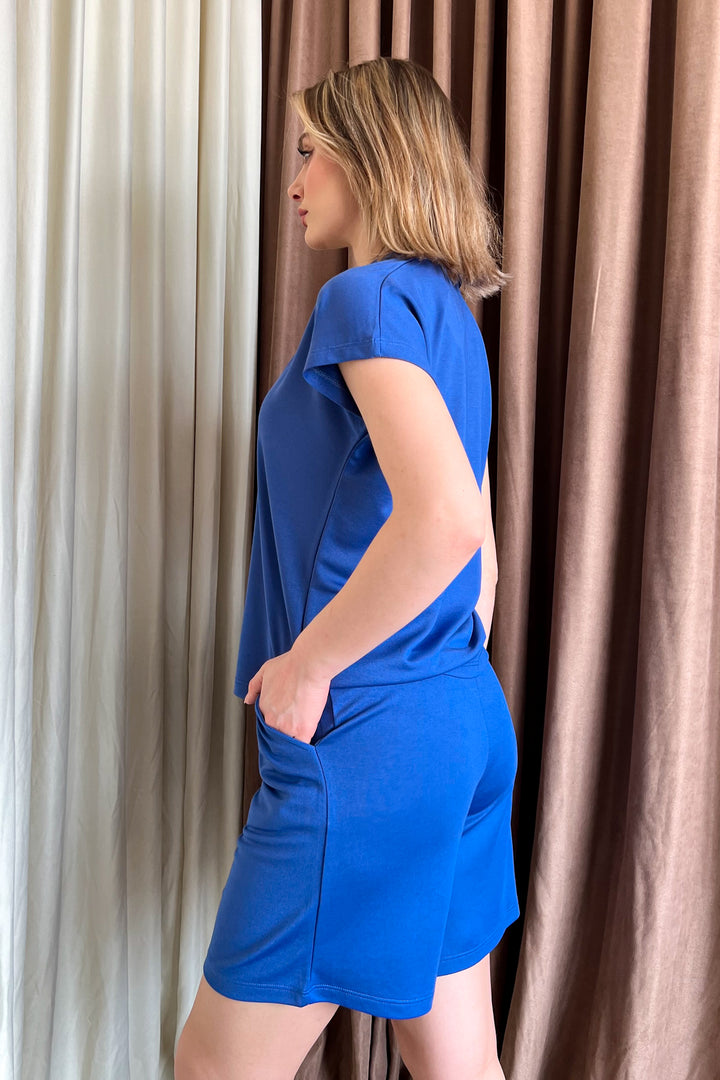 MPL Women's Polo Neck Shirt Shorts Set 6127 - Denton
