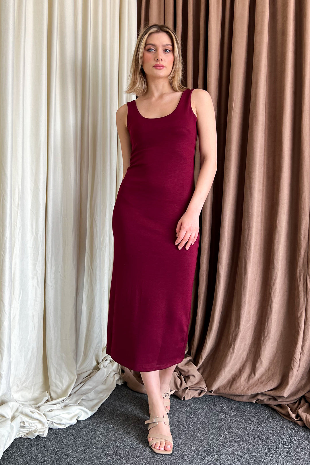 MPL Woman Thick Strap Long Dress 6154 - Watsonville