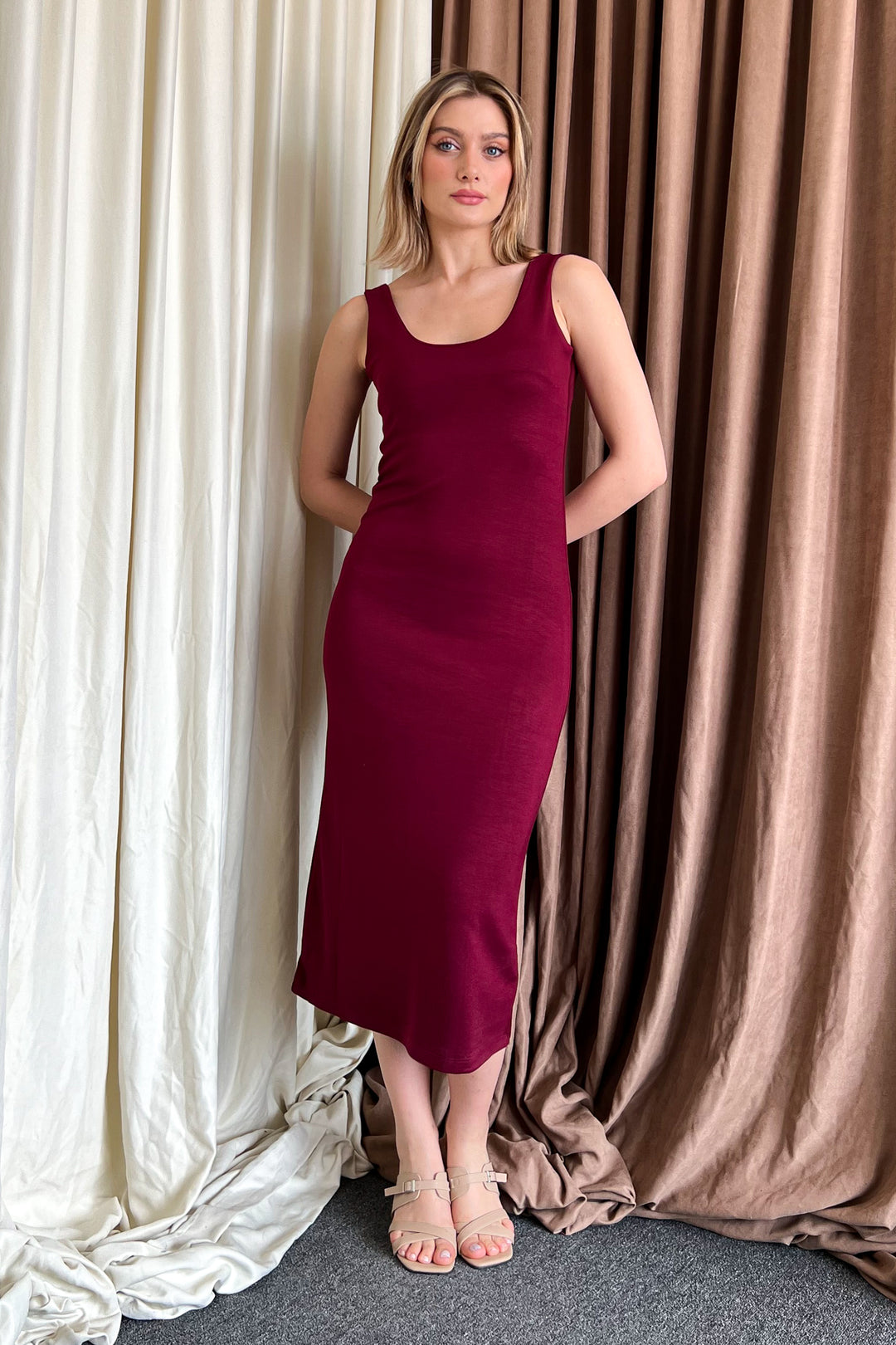 MPL Woman Thick Strap Long Dress 6154 - Watsonville