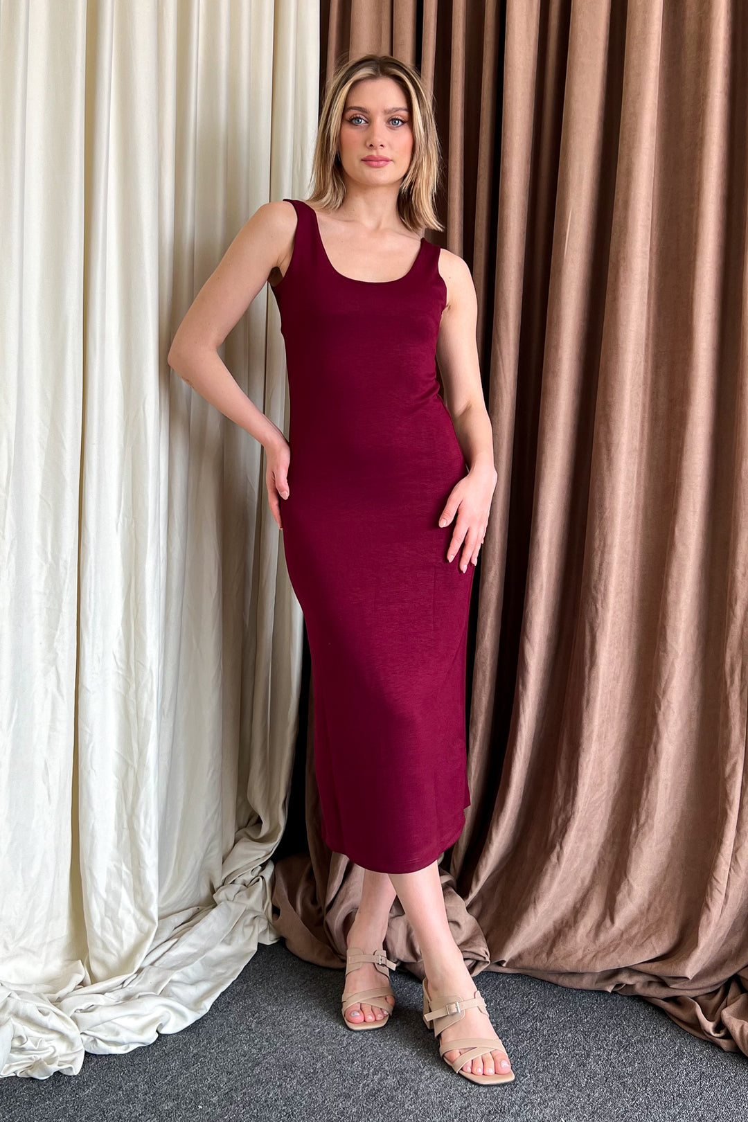 MPL Woman Thick Strap Long Dress 6154 - Watsonville