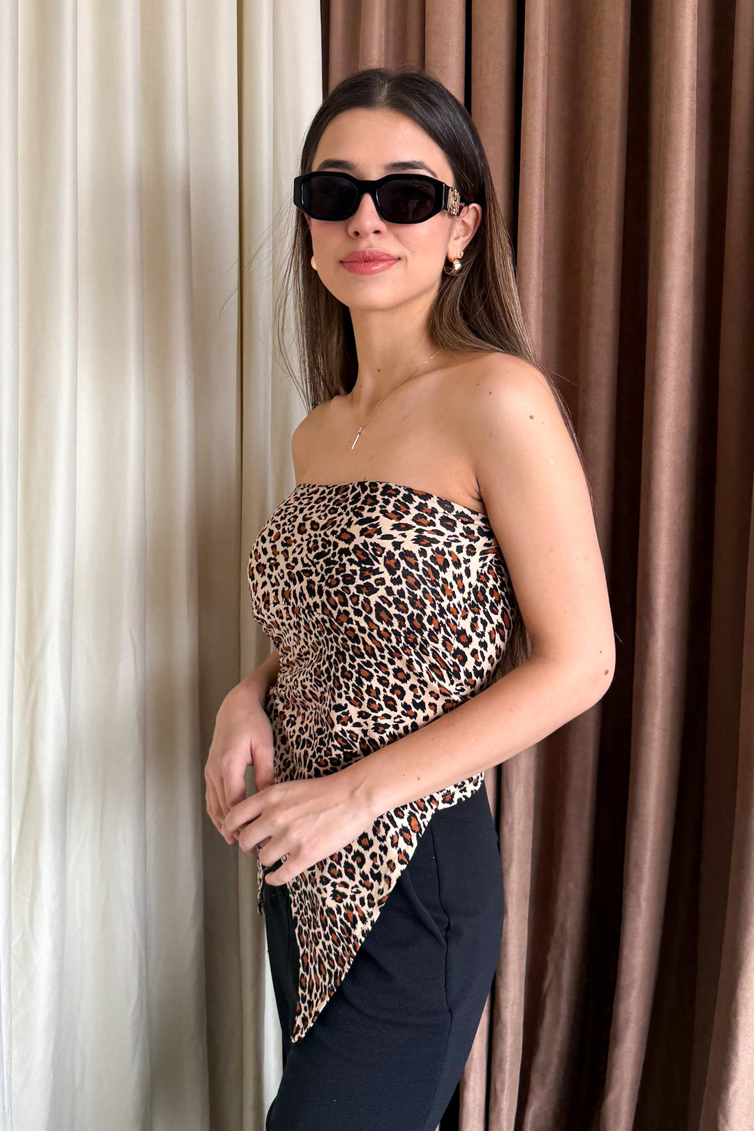 MPL Woman Leopard Print Underwire Strapless Bodysuit 6257 - Aalst