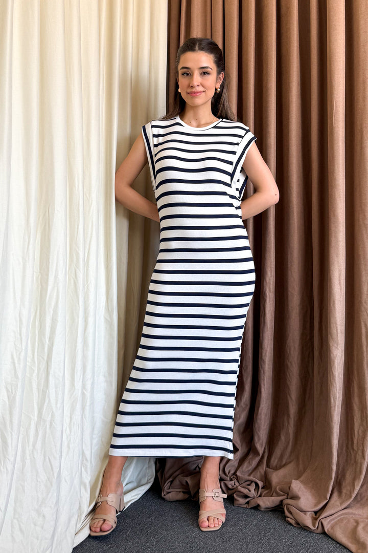 MPL Woman Arm Cut Long Dress 6277 - San Luis de la Paz