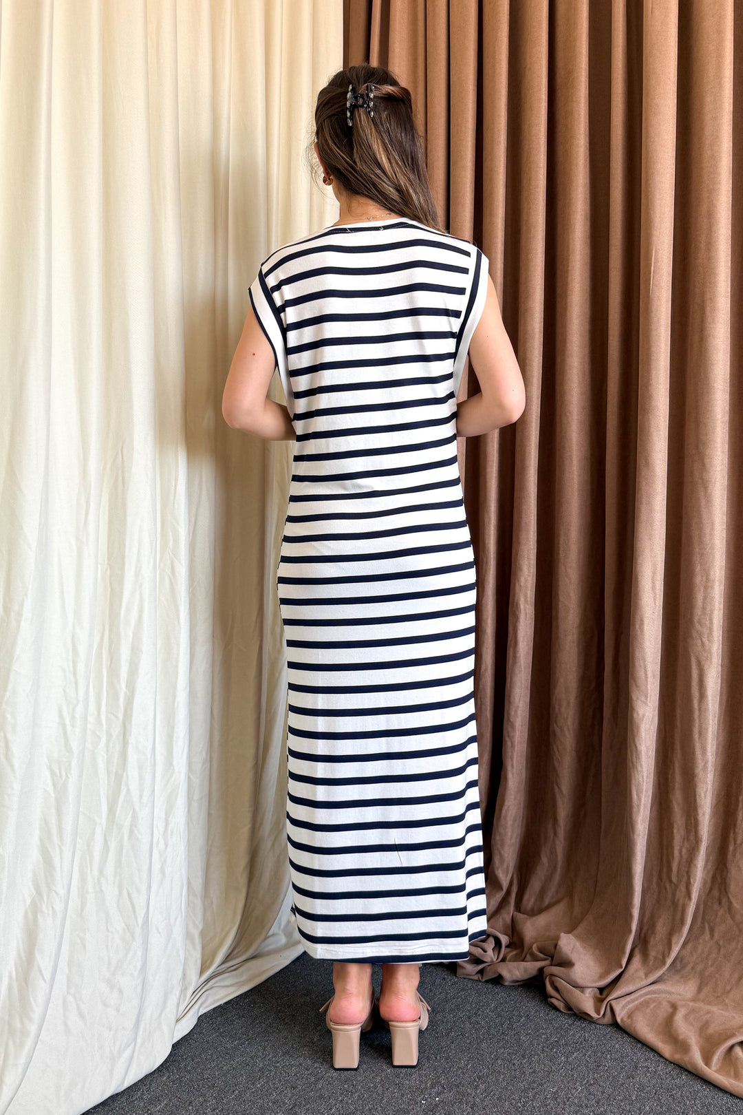 MPL Woman Arm Cut Long Dress 6277 - San Luis de la Paz