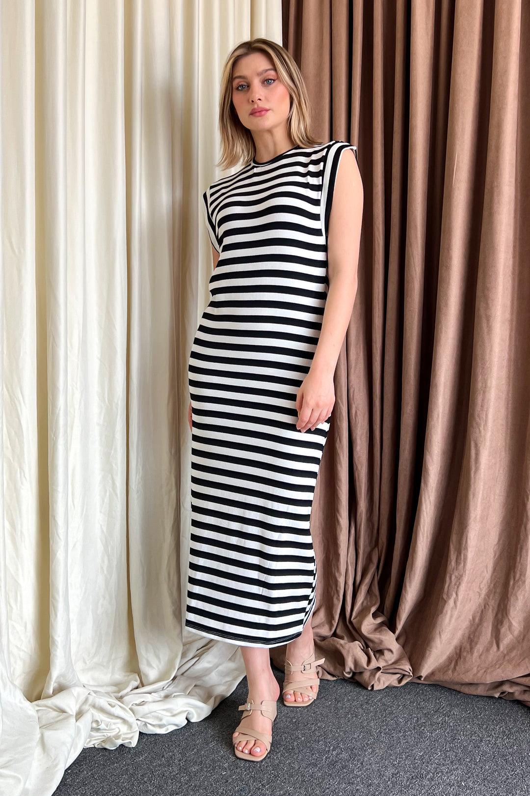 MPL Woman Arm Cut Long Dress 6277 - Waalwijk