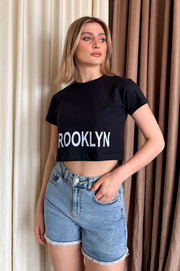 MPL Woman Brooklyn Printed Crop T-shirt - Bitonto