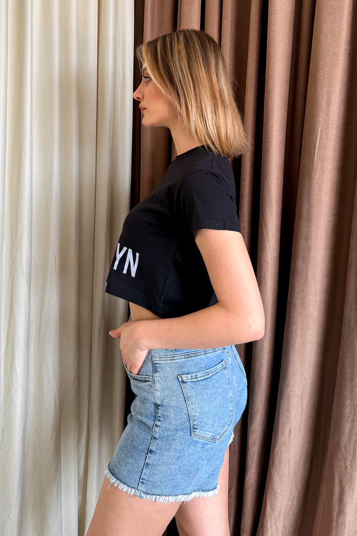 MPL Woman Brooklyn Printed Crop T-shirt - Bitonto