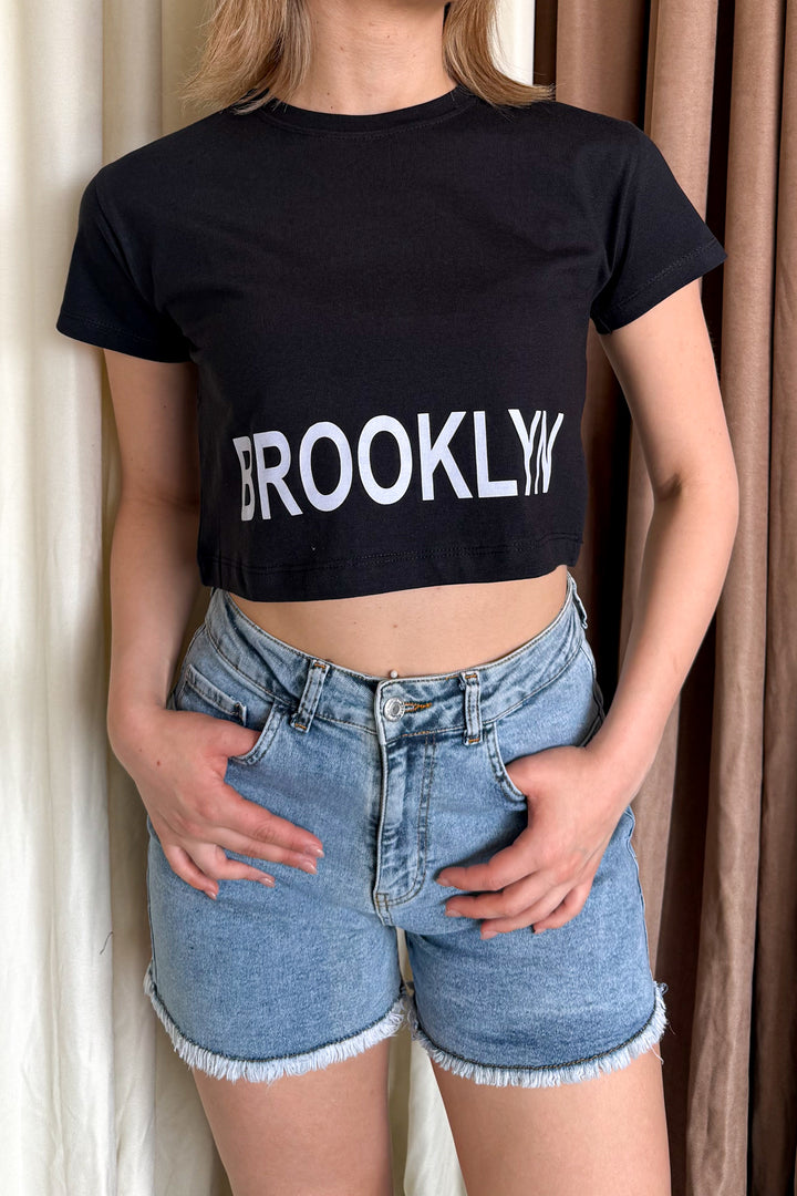 MPL Woman Brooklyn Printed Crop T-shirt - Bitonto