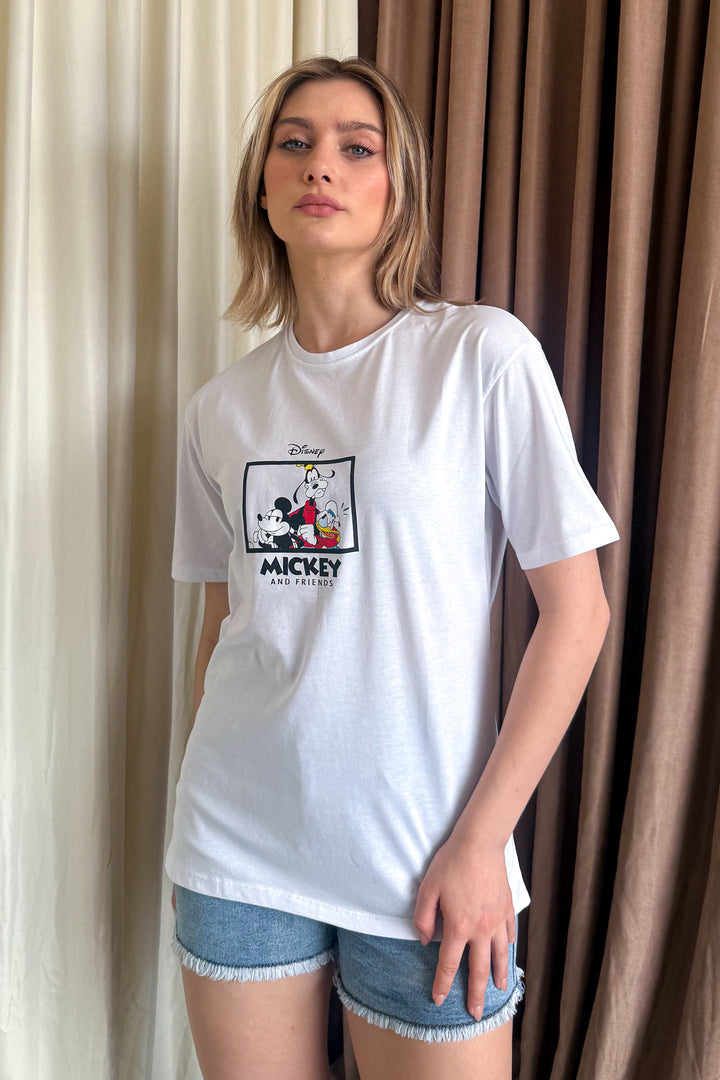 MPL Women's Character And Friends Printed Baggy T-shirt - Donetsk
