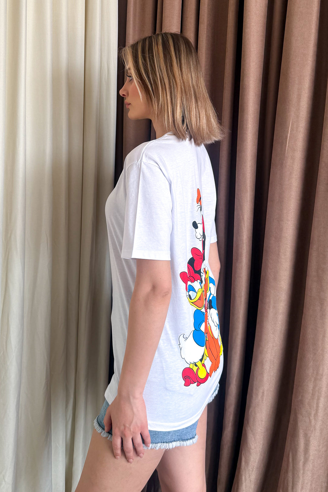 MPL Women's Character And Friends Printed Baggy T-shirt - Donetsk