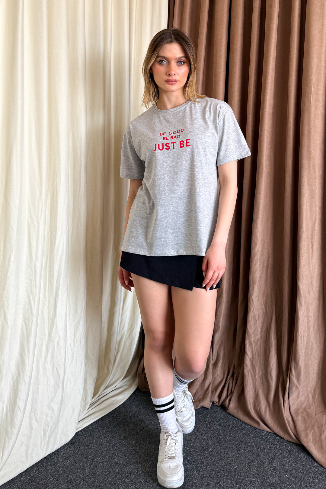 MPL Women's Just Be Printed Loose Fit T-shirt - Santa Lucía del Camino