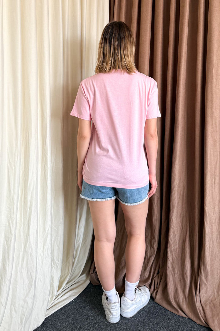 MPL Women's Loose Fit T-shirt with Heart Print - Würselen