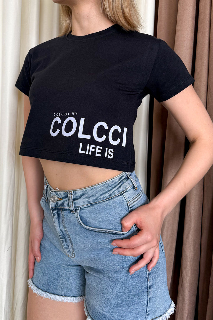 MPL Women's Colcci Printed Crop T-shirt - Zugdidi