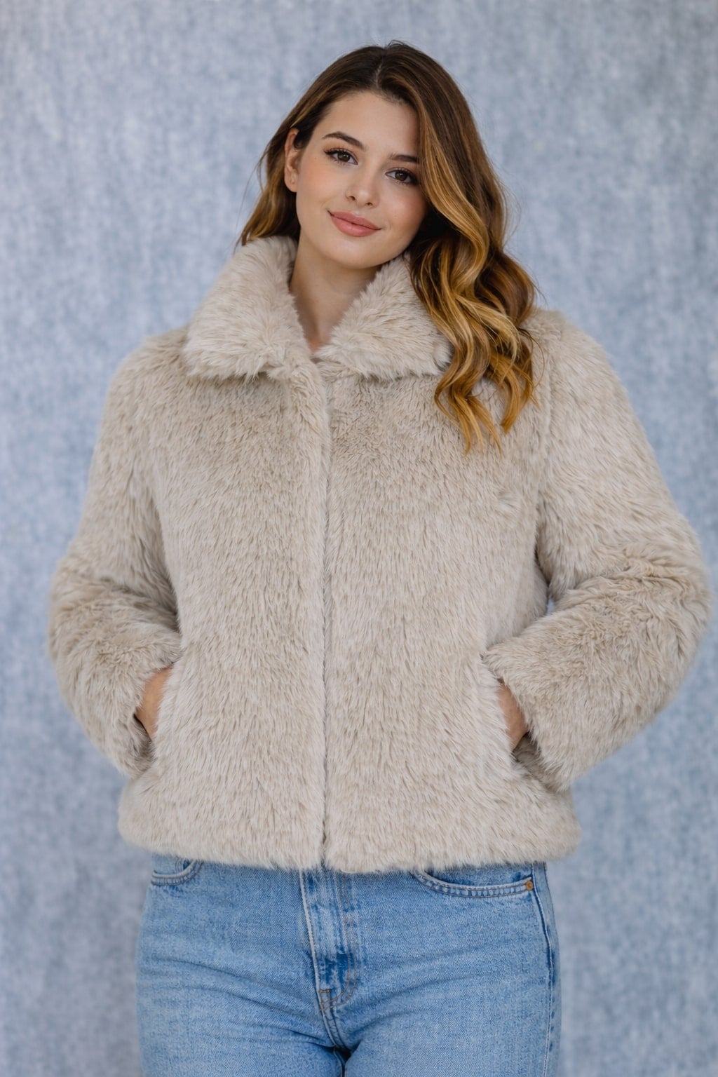 MPL Woman Short Fur Coat 60534 - Burnaby