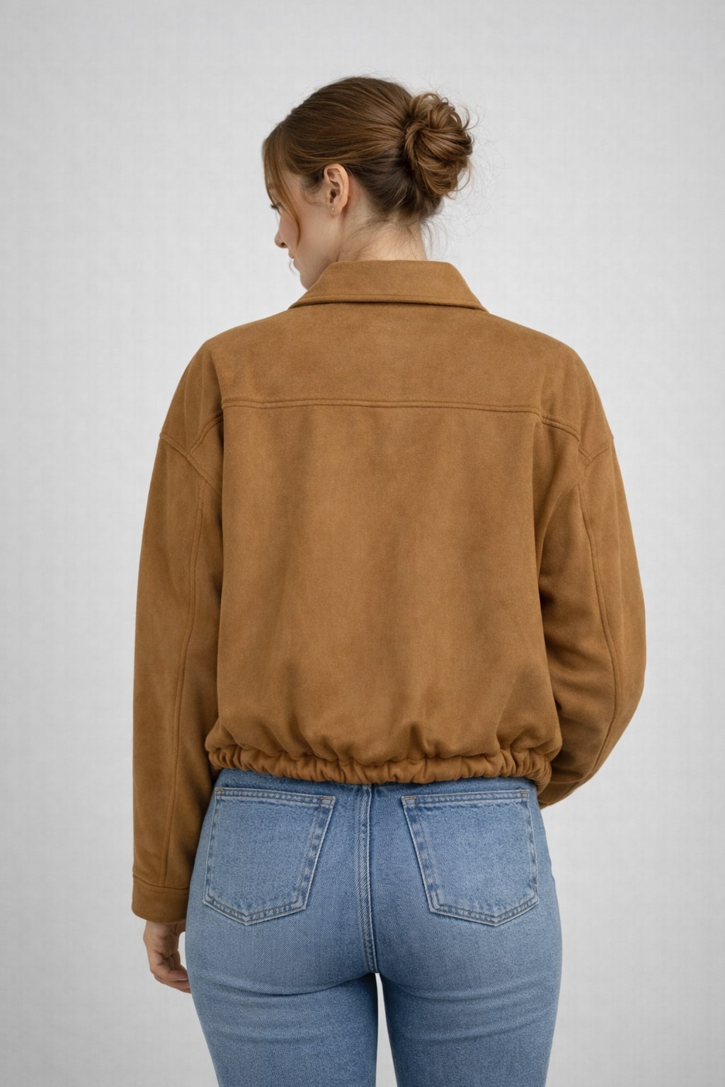 MPL Women's Zippered Suede Jacket 60538 - Pordenone