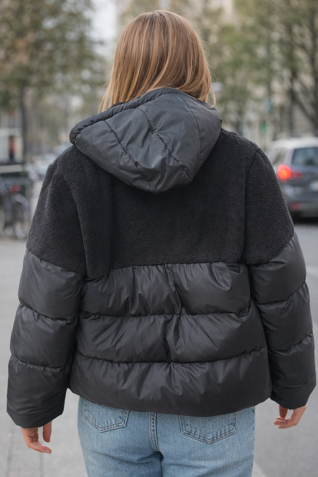 MPL Women's Shoulder Fur Padded Jacket 60577 - Tepalcatepec