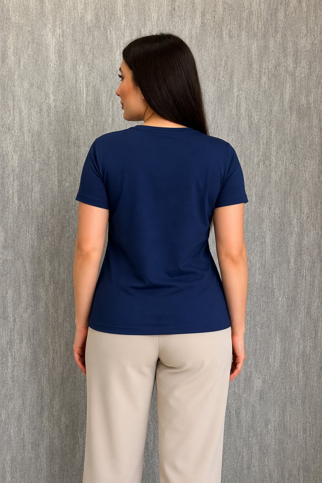 MPL Kadın V Yaka Kısa Kol Basic Body 829 - Odivelas