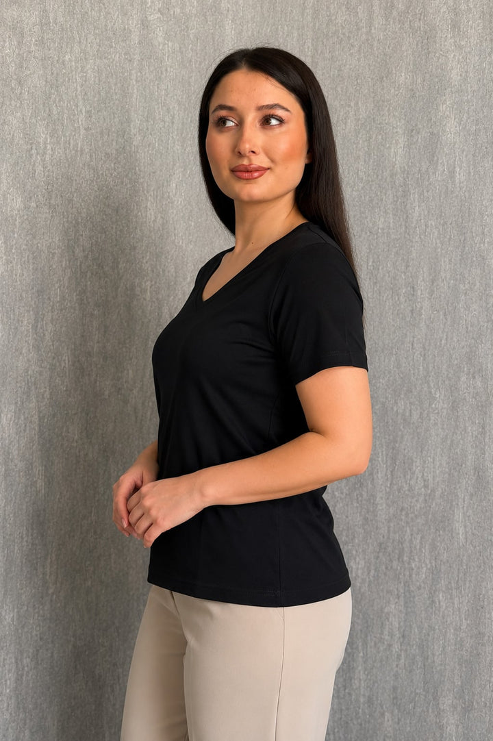 MPL Kadın V Yaka Kısa Kol Basic Body 829 - Gloucester