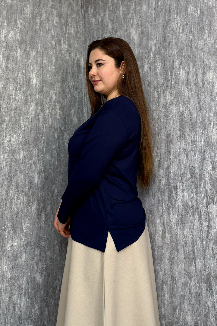MPL Kadın Taşlı Nakışlı Bluz 003 - South Bend