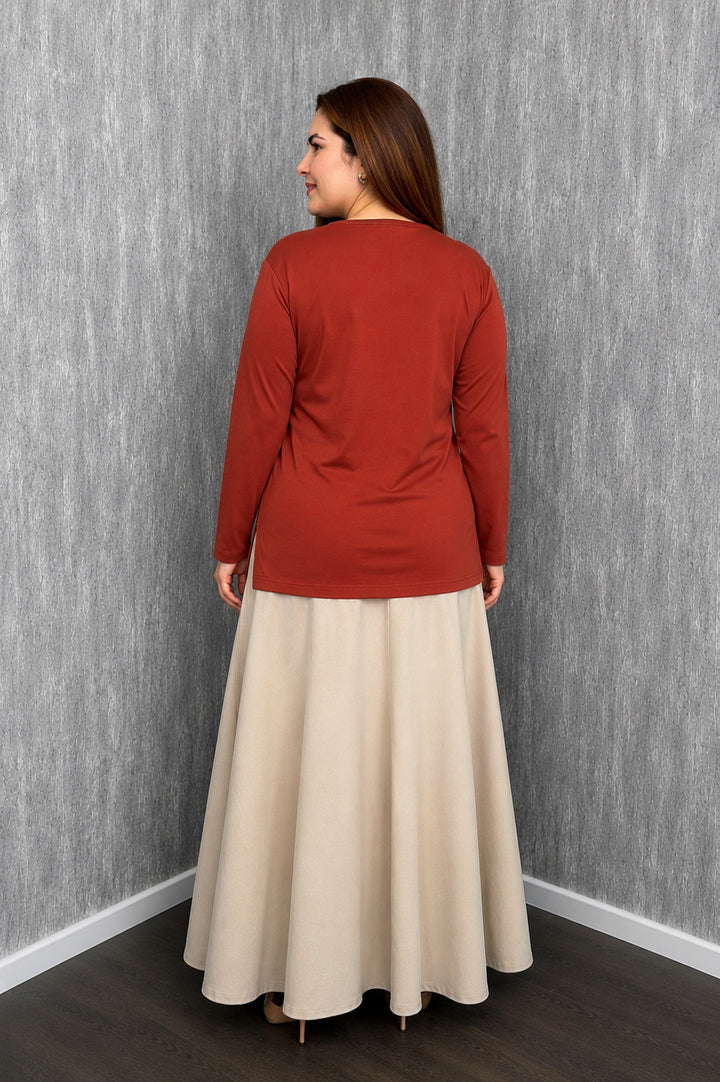 MPL Kadın Taşlı Nakışlı Anne Bluz 008 - North Highlands